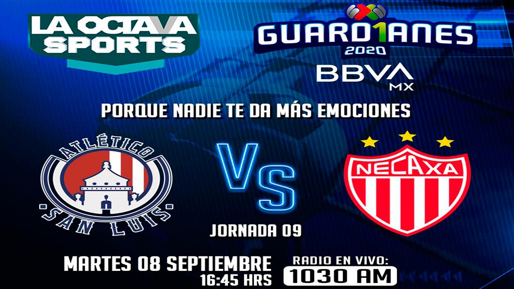 Escucha EN VIVO aquí el partido entre Atlético de San Luis y Necaxa