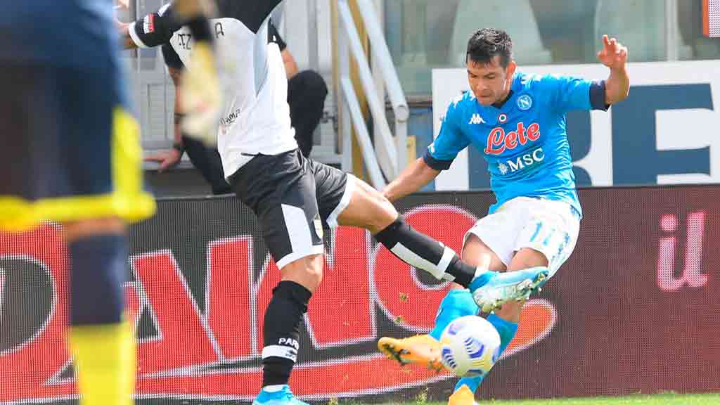 Con gran actuación de Lozano, Napoli ganó ante el Parma