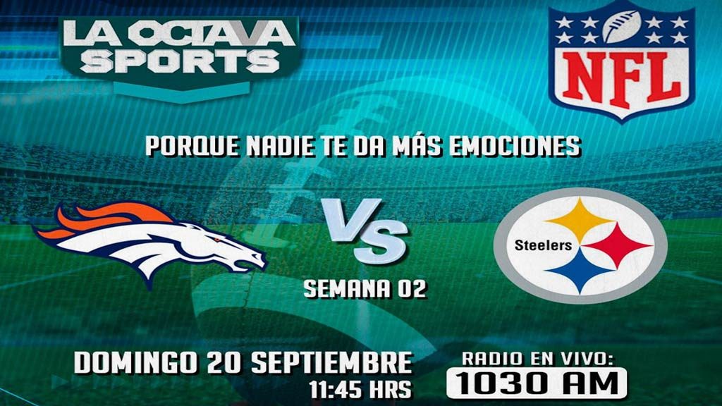 Escucha EN VIVO aquí el partido Denver contra Pittsburgh