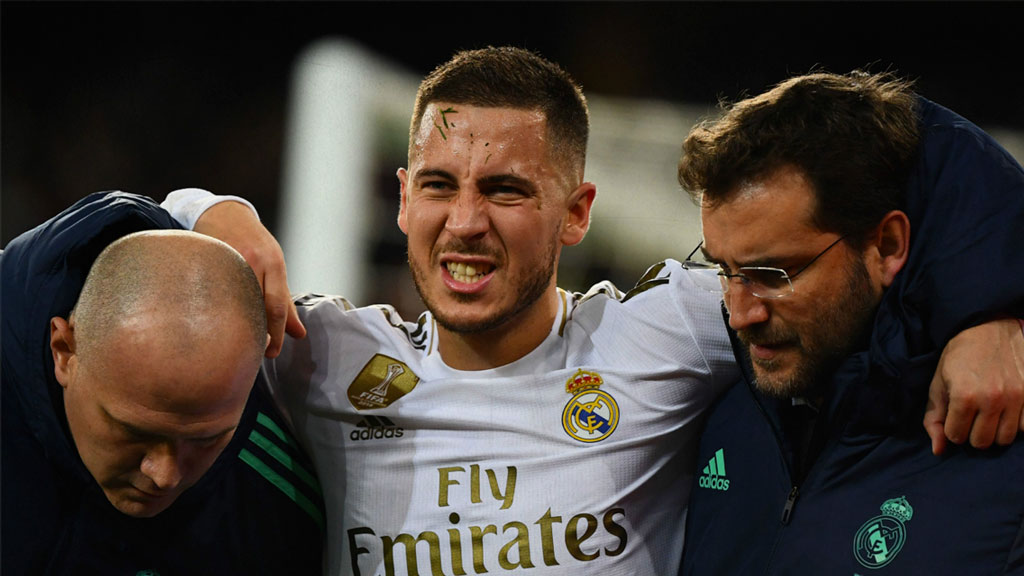 Eden Hazard se vuelve a lesionar y es baja del Real Madrid