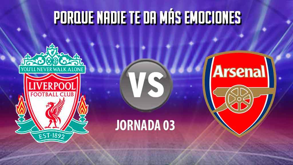 Escucha EN VIVO aquí el duelo entre Liverpool y Arsenal