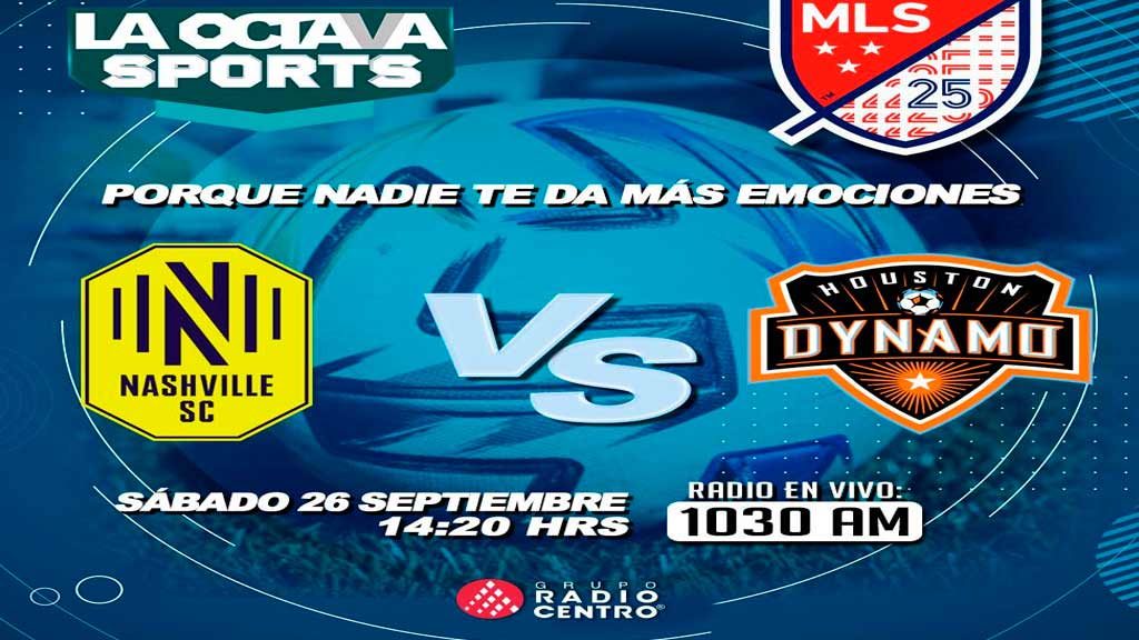 Escucha EN VIVO aquí el partido Nashville vs Houston Dynamo