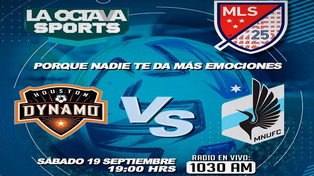 Escucha EN VIVO aquí el partido Houston Dynamo contra Minnesota United