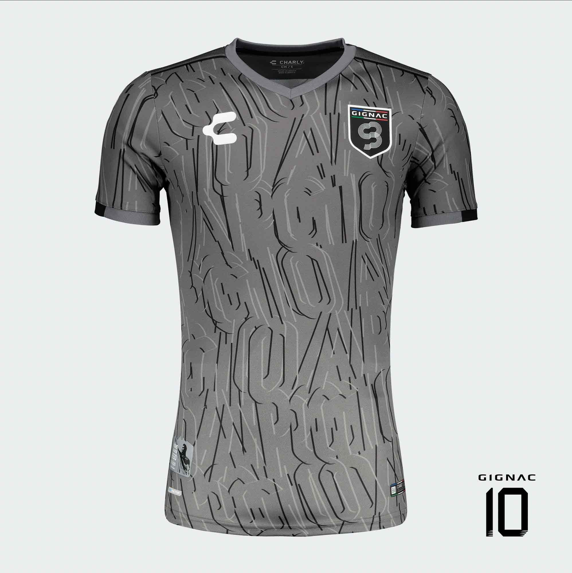 El jersey de Gignac y Charly en color gris