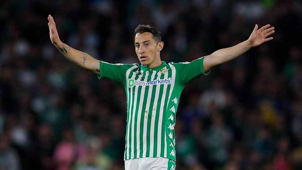 Lainez y Guardado no estarán con el Betis por lesión