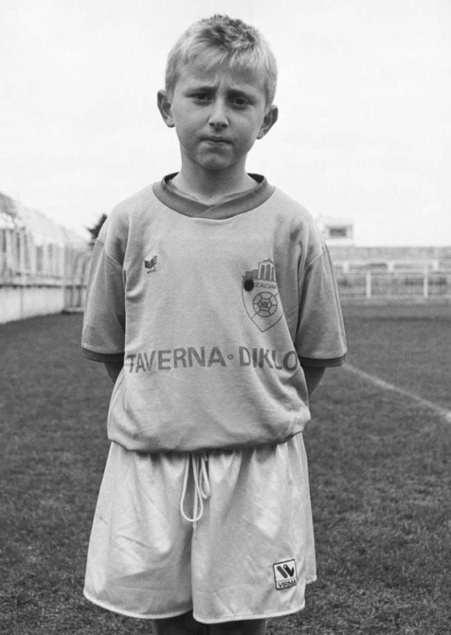 Luka Modric en su infancia