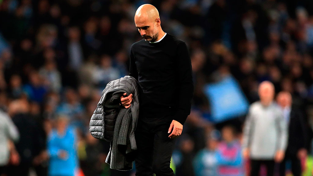 Vergonzoso récord de Pep Guardiola como director técnico