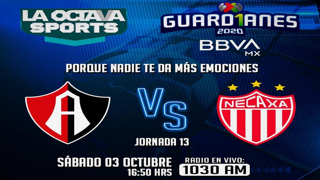Escucha EN VIVO aquí el duelo entre Atlas vs Necaxa