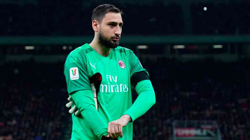 Gianluigi Donnarumma dio positivo por coronavirus con el AC Milan