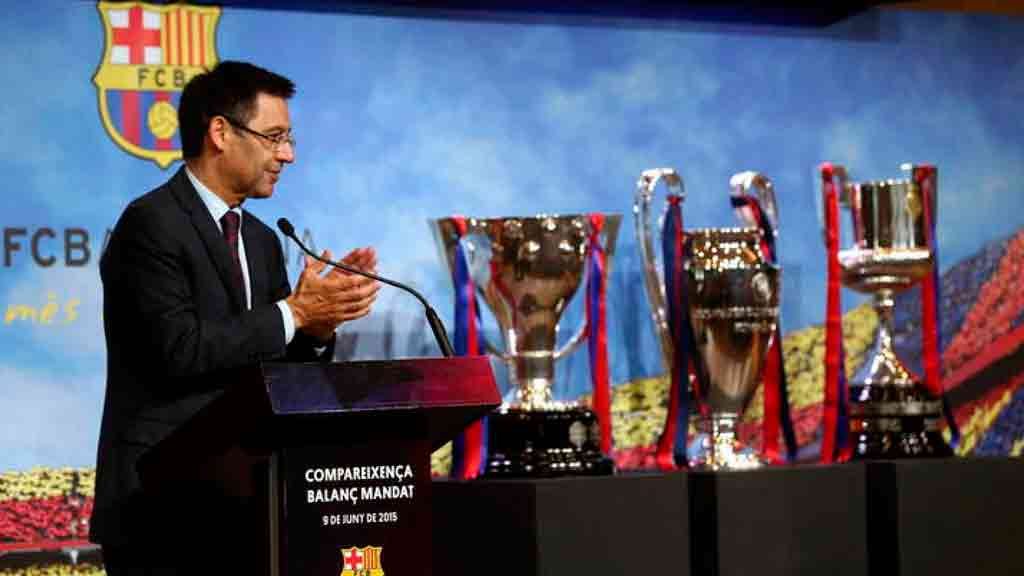 Logros y fracasos de Bartomeu al frente del Barcelona