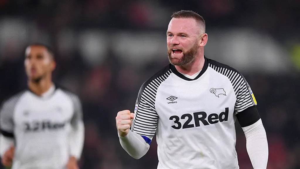 Wayne Rooney, cerca de ser DT del Derby County