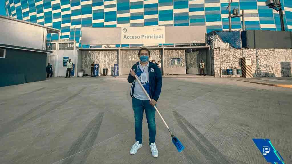 El único aficionado del Puebla que estará en el juego ante el León