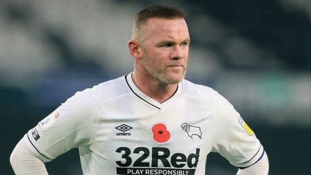 Wayne Rooney, nuevo jugador y DT interino del Derby County