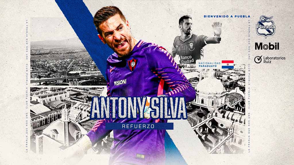 Puebla presentó a Antony Silva como su nuevo portero