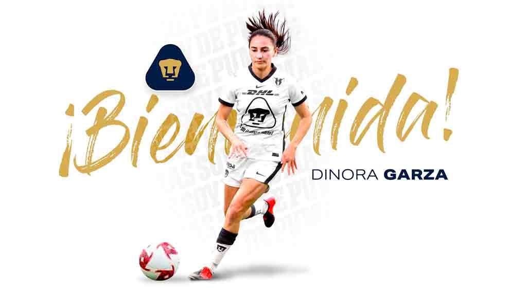 Dinora Garza llega a Pumas procedente de Rayadas de Monterrey