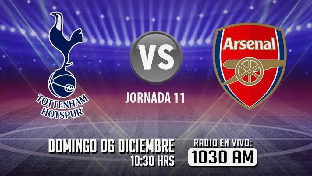 Escucha EN VIVO aquí el partido entre Tottenham Hotspur vs Arsenal