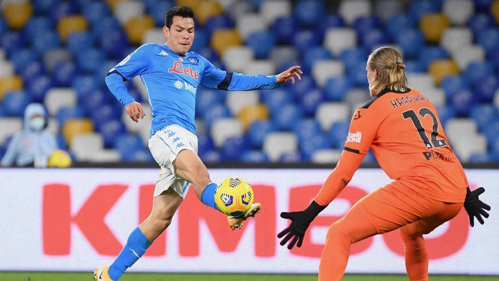 El gol de Chucky Lozano vs Spezia en Copa Italia