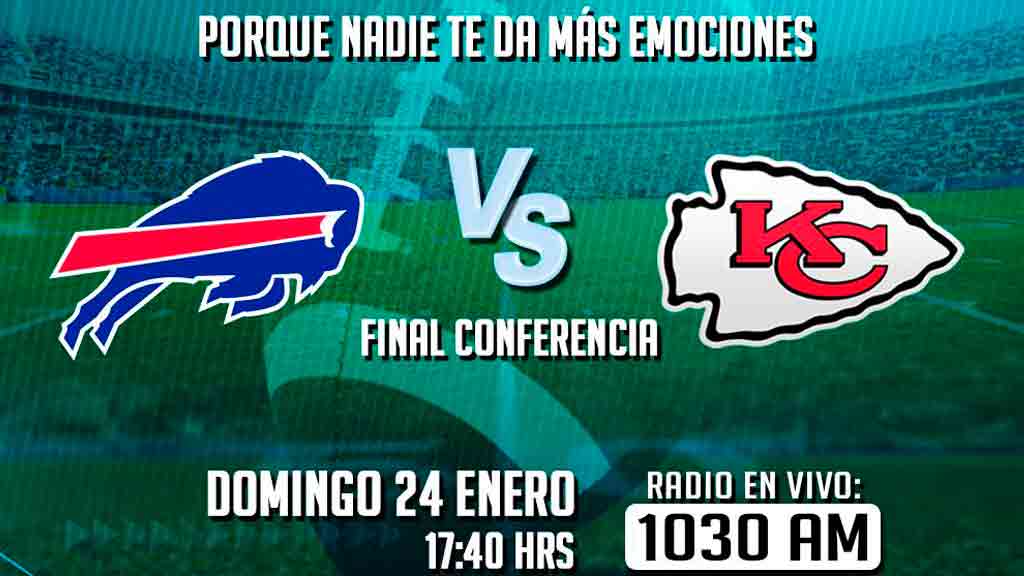 Escucha EN VIVO aquí el duelo entre Buffalo Bills y Kansas City