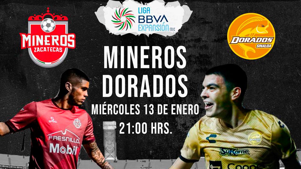 Escucha EN VIVO aquí el duelo entre Mineros y Dorados