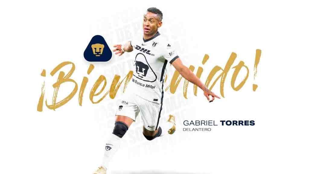 OFICIAL: Gabriel Torres, nuevo refuerzo de Pumas