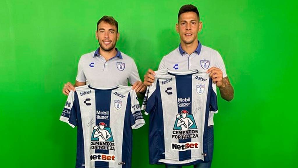 Pachuca presentó a Matías Catalán y Mauro Quiroga