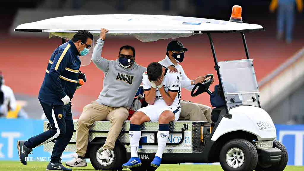 Pumas perdería a Dinenno por tres semanas