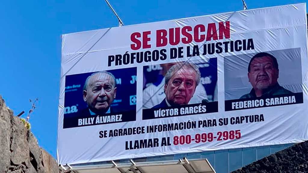 .'Se Busca Billy Álvarez': el espectacular que aparece en la CDMX