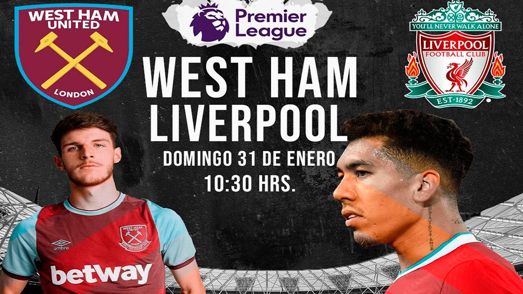 Escucha EN VIVO aquí el duelo entre Liverpool y West Ham