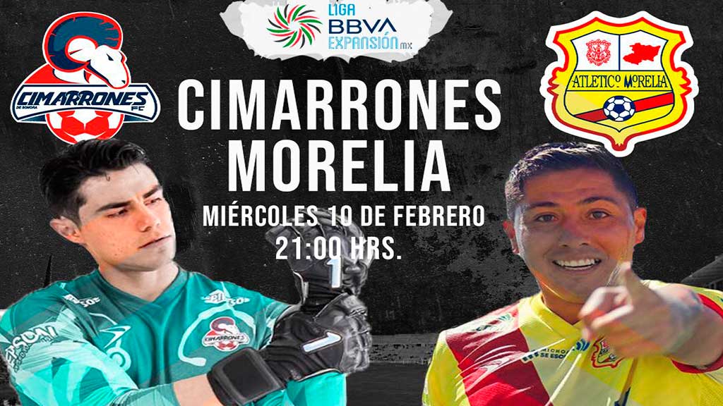 Escucha EN VIVO aquí el duelo entre Cimarrones y Morelia