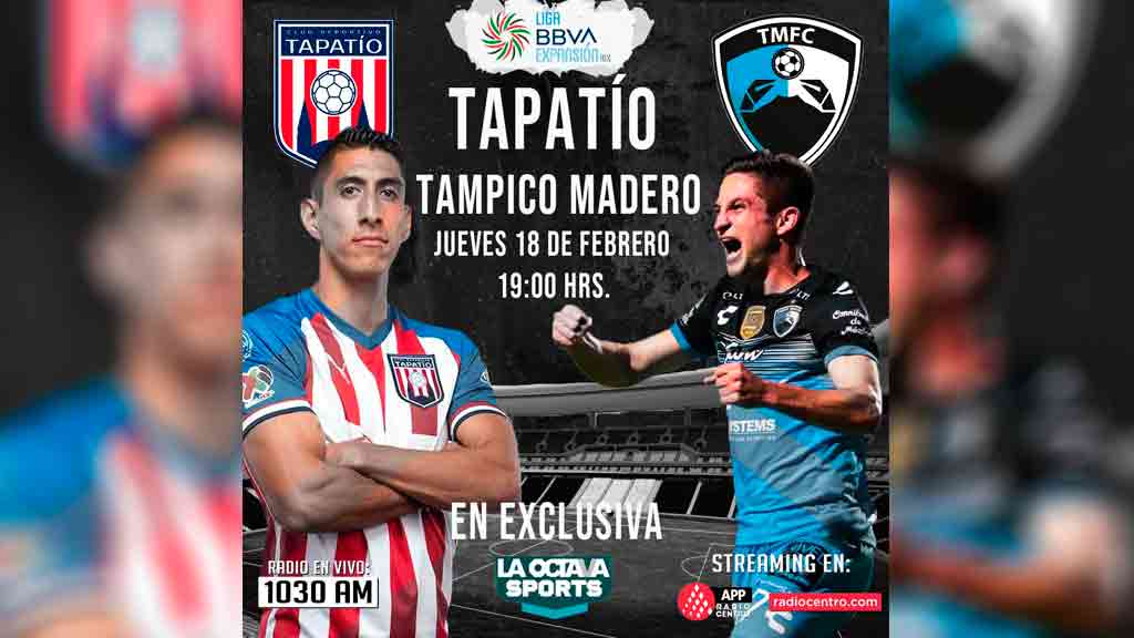 Escucha EN VIVO aquí el duelo entre Tapatío y Tampico Madero