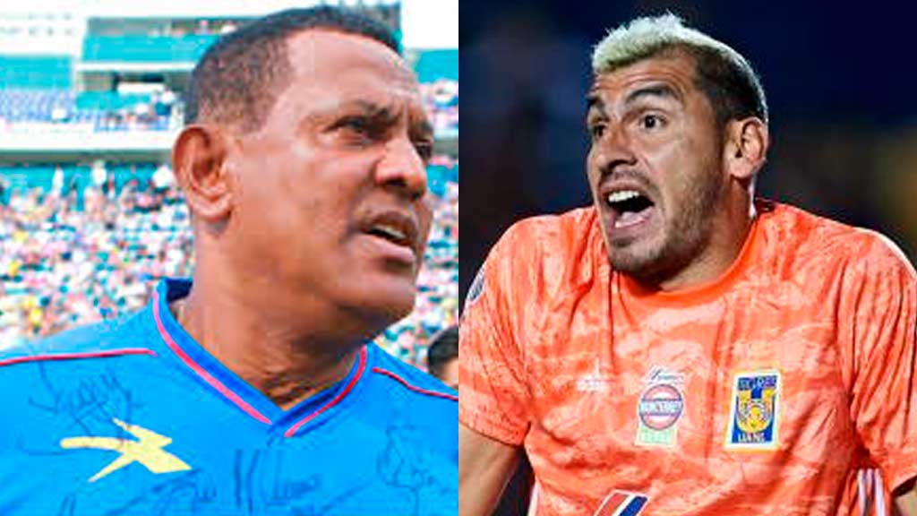 ‘Negro’ Santos insulta a Nahuel Guzmán