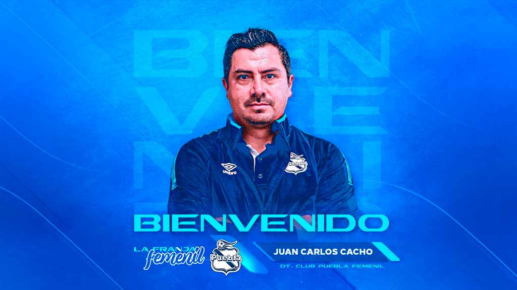 OFICIAL: Juan Carlos Cacho, nuevo DT de Puebla Femenil