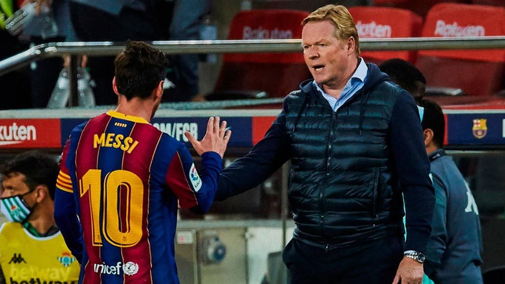 Ronald Koeman no asegura estancia de Lionel Messi