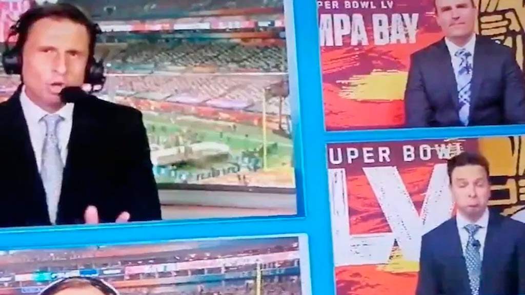 Video: Conductores de Fox Sports se insultan en transmisión del Super Bowl