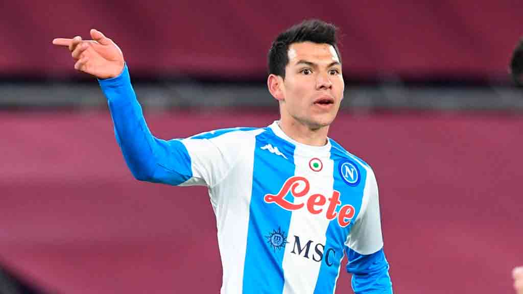 Chucky Lozano reapareció con el Napoli después de 5 semanas