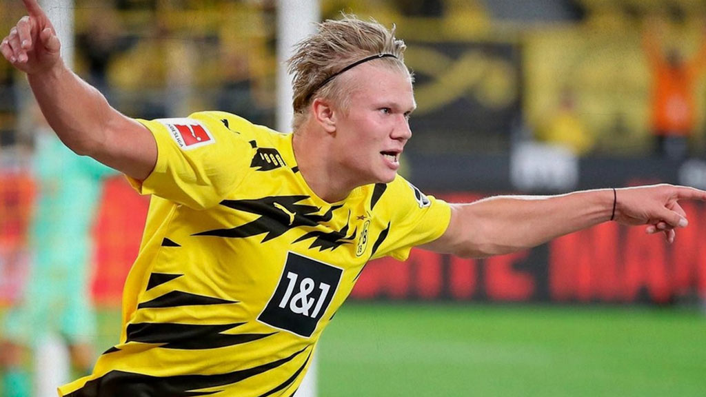 Borussia Dortmund no descarta venta de Erling Haaland