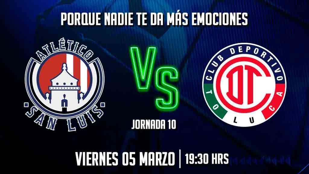 Escucha EN VIVO aquí el duelo entre Atlético San Luis y Toluca