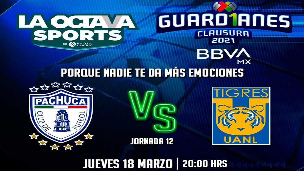 Escucha EN VIVO aquí el duelo entre Pachuca y Tigres