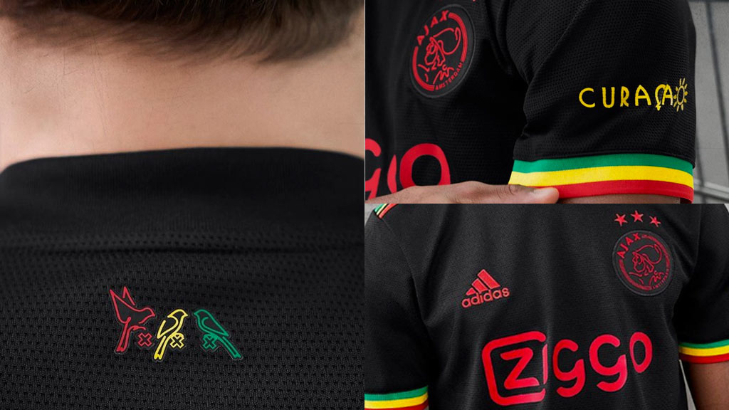 Ajax y su estrella relación con Bob Marley estampada en una camiseta