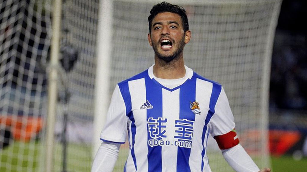 Carlos Vela con la Real Sociedad de San Sebastián