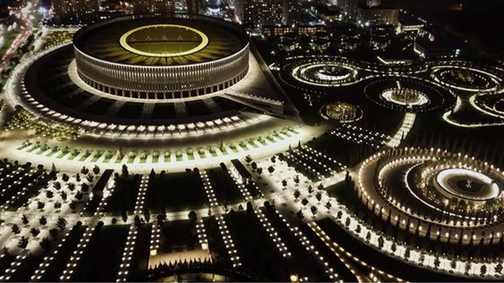 El lujoso estadio del Krasnodar y sus inmediaciones