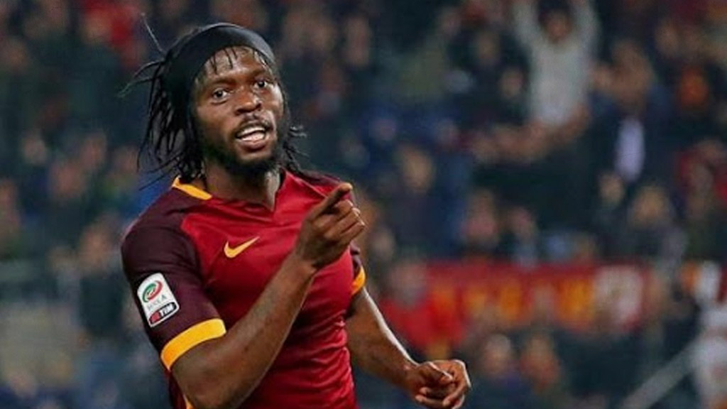 Gervinho en su paso con el AS Roma