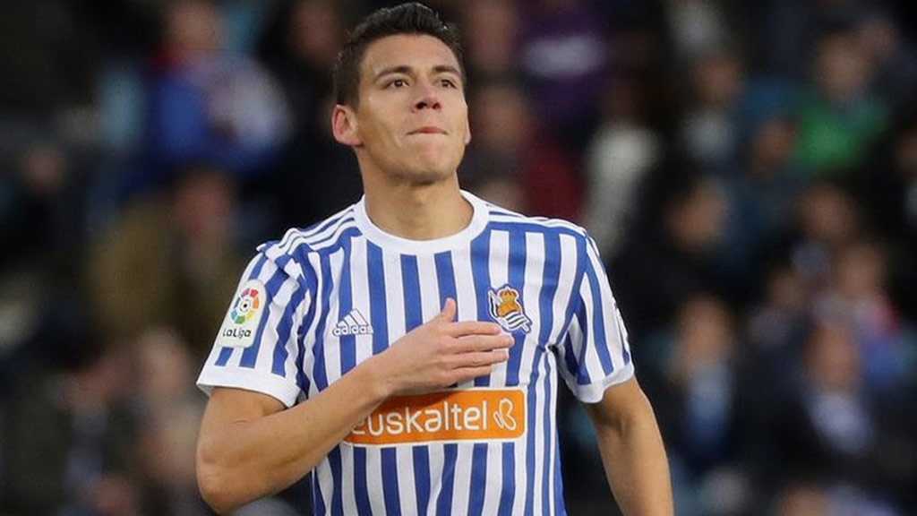 Héctor Moreno en su pasaje con la Real Sociedad