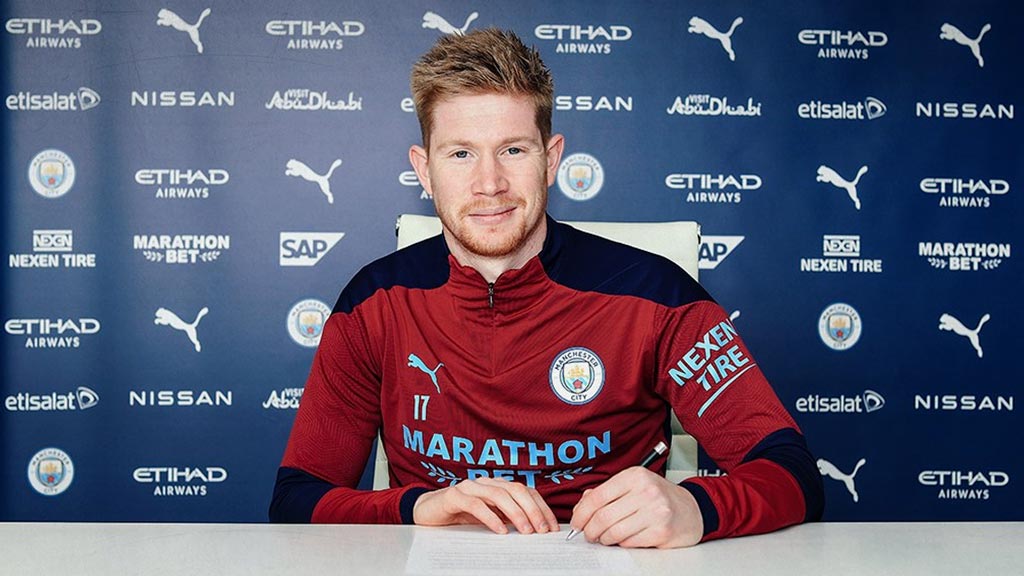 Kevin De Bruyne renueva con Manchester City hasta 2025