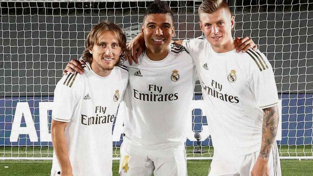 Luka Modric, Casemiro y Toni Kroos