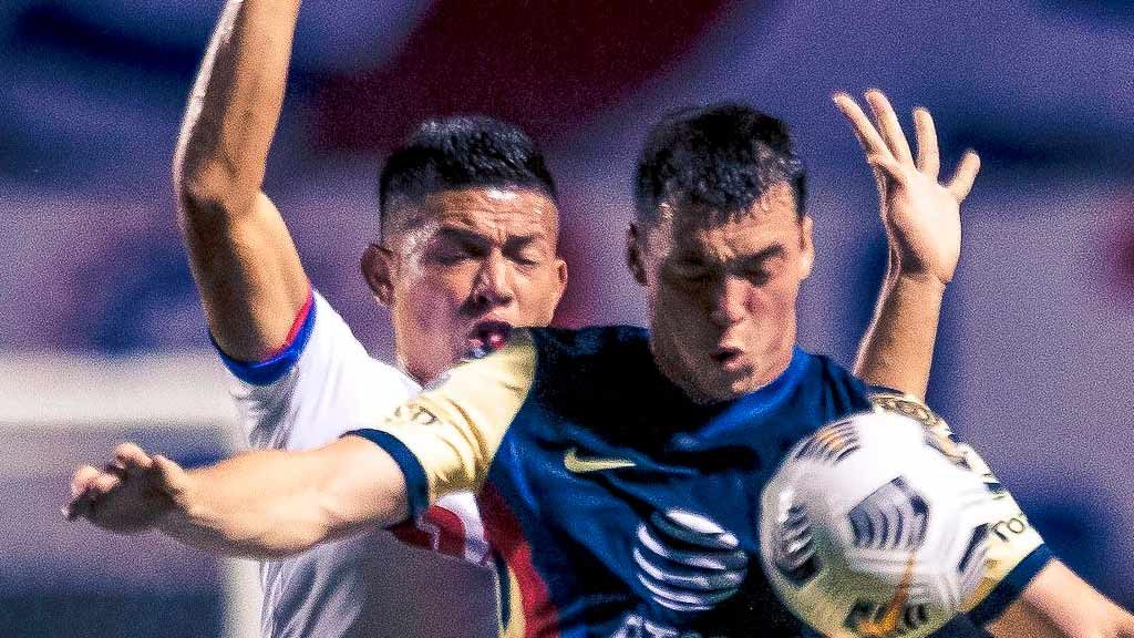 Con goles de Federico Viñas y Sergio Díaz, América se puso al frente en el marcador ante Olimpia en el duelo de ida de los octavos de final de la Concacaf