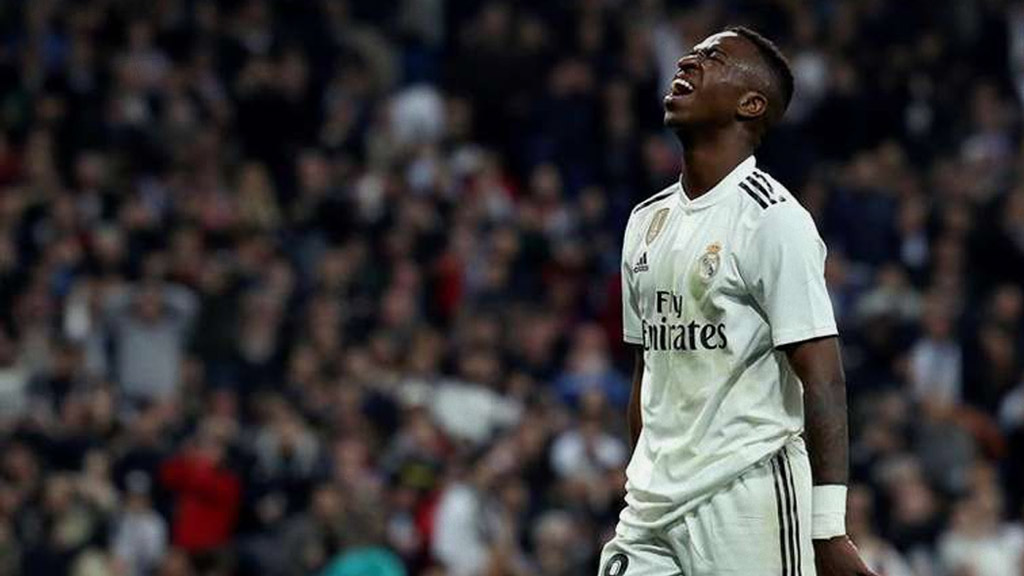 Un exceso de regate por parte de Vinicius Jr