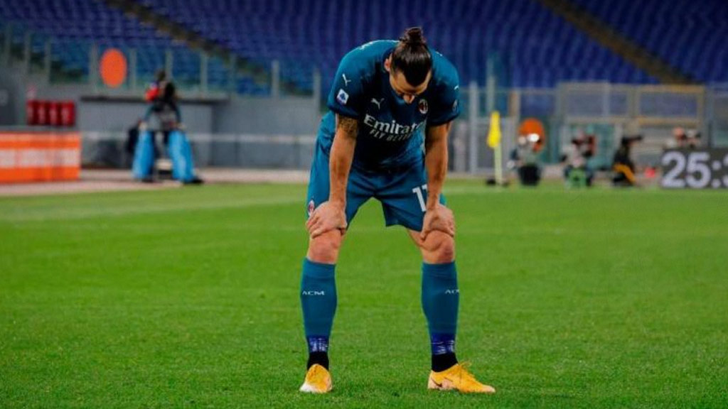AC Milan: Zlatan Ibrahimovic comienza a sentir la edad y las lesiones lo persiguen