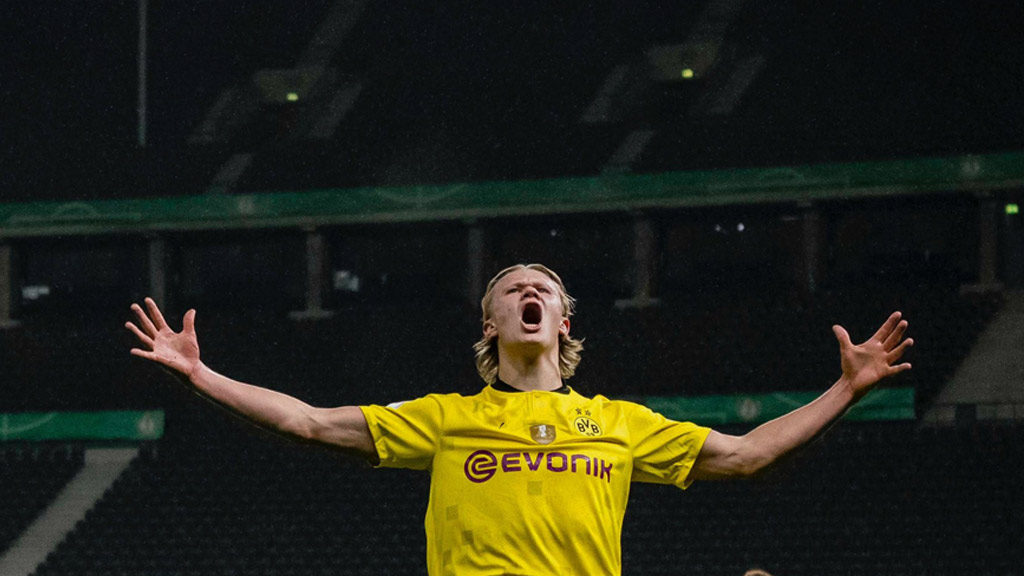Erling Haaland se estrena con el Borussia Dortmund