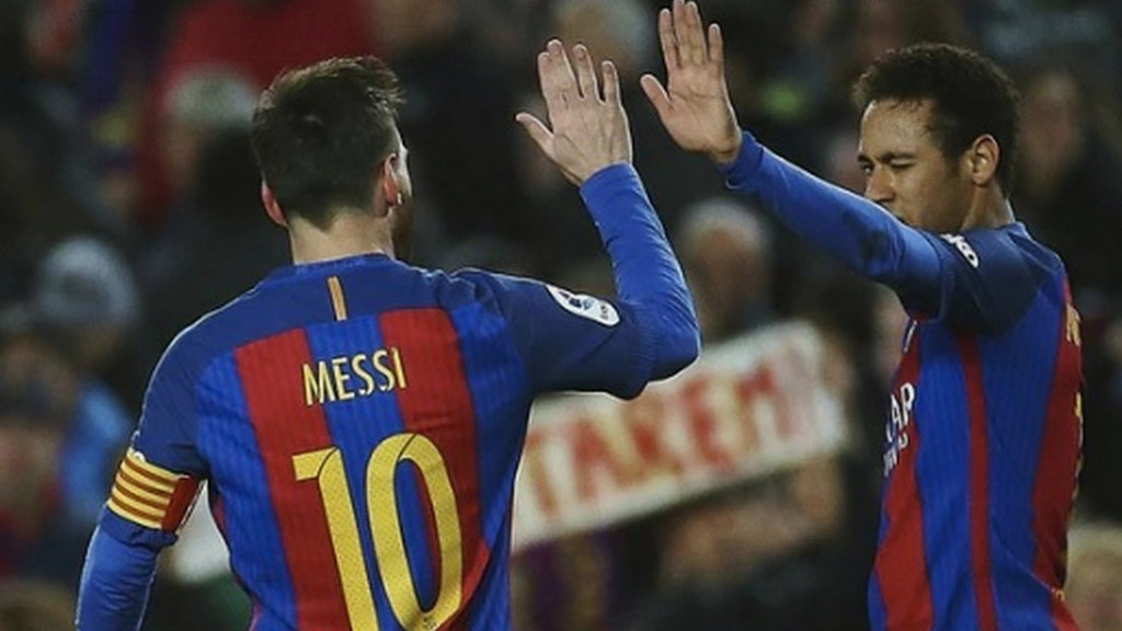 Los números y palmarés de Lionel Messi con Neymar